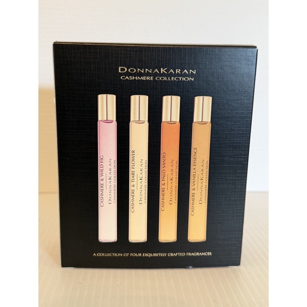 Donna Karan Cashmere Fragrance Collection Discovery Set Purse Perfume Spray NIB